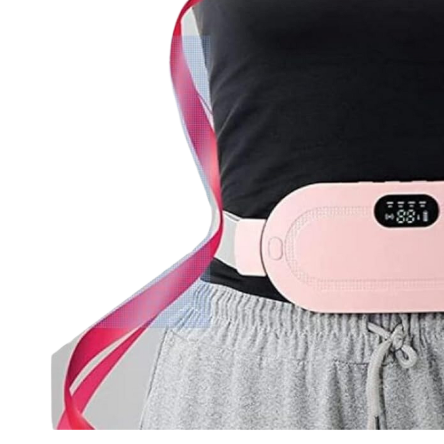 Ceinture Chauffante Anti-Crampes Menstruelles – Soulagement Thermique et Massage Intégré