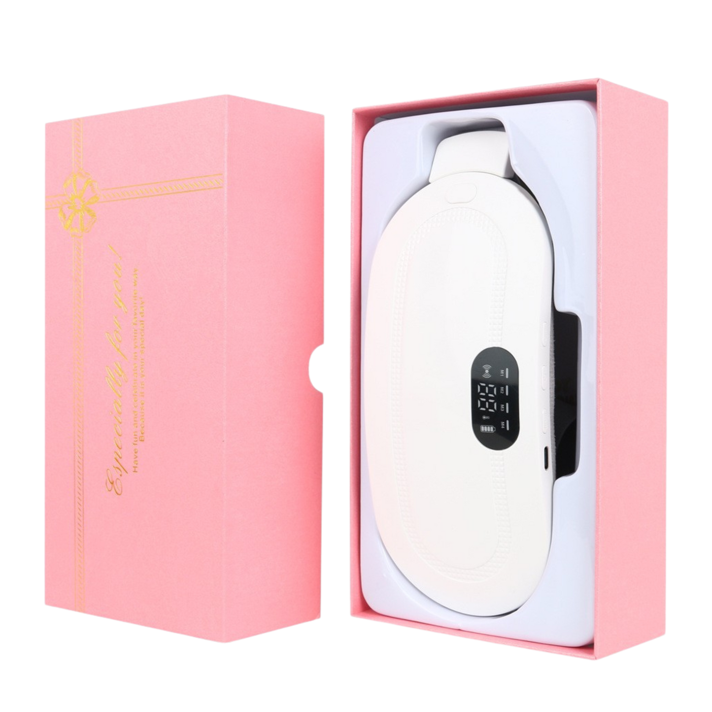 Ceinture Chauffante Anti-Crampes Menstruelles – Soulagement Thermique et Massage Intégré