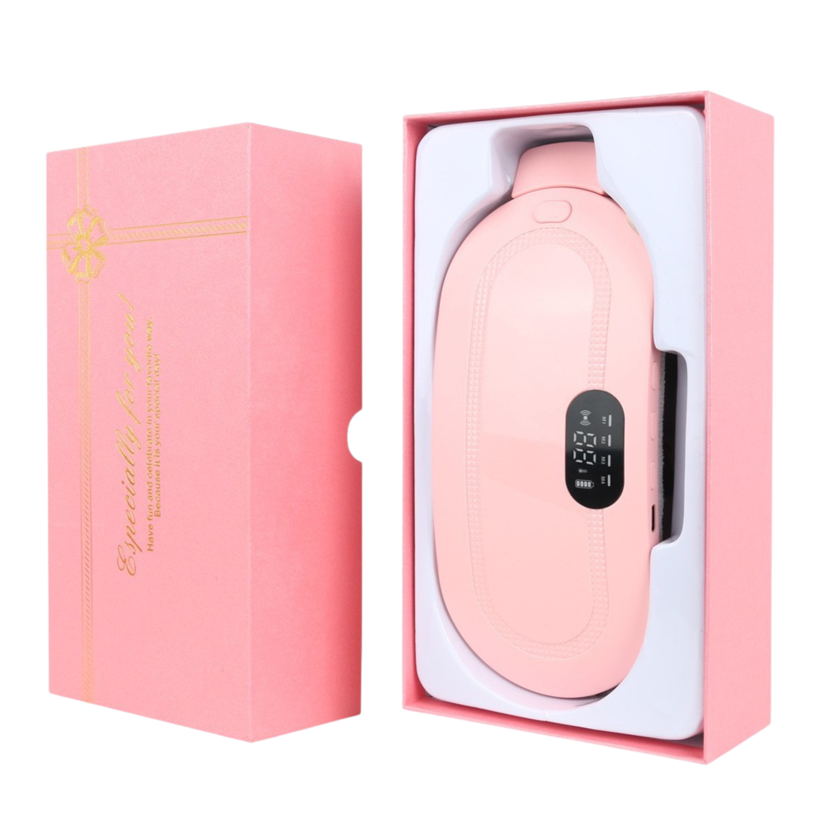 Ceinture Chauffante Anti-Crampes Menstruelles – Soulagement Thermique et Massage Intégré